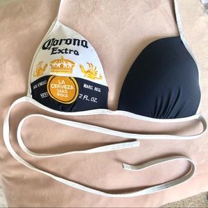SOLD Corona beer bikini top